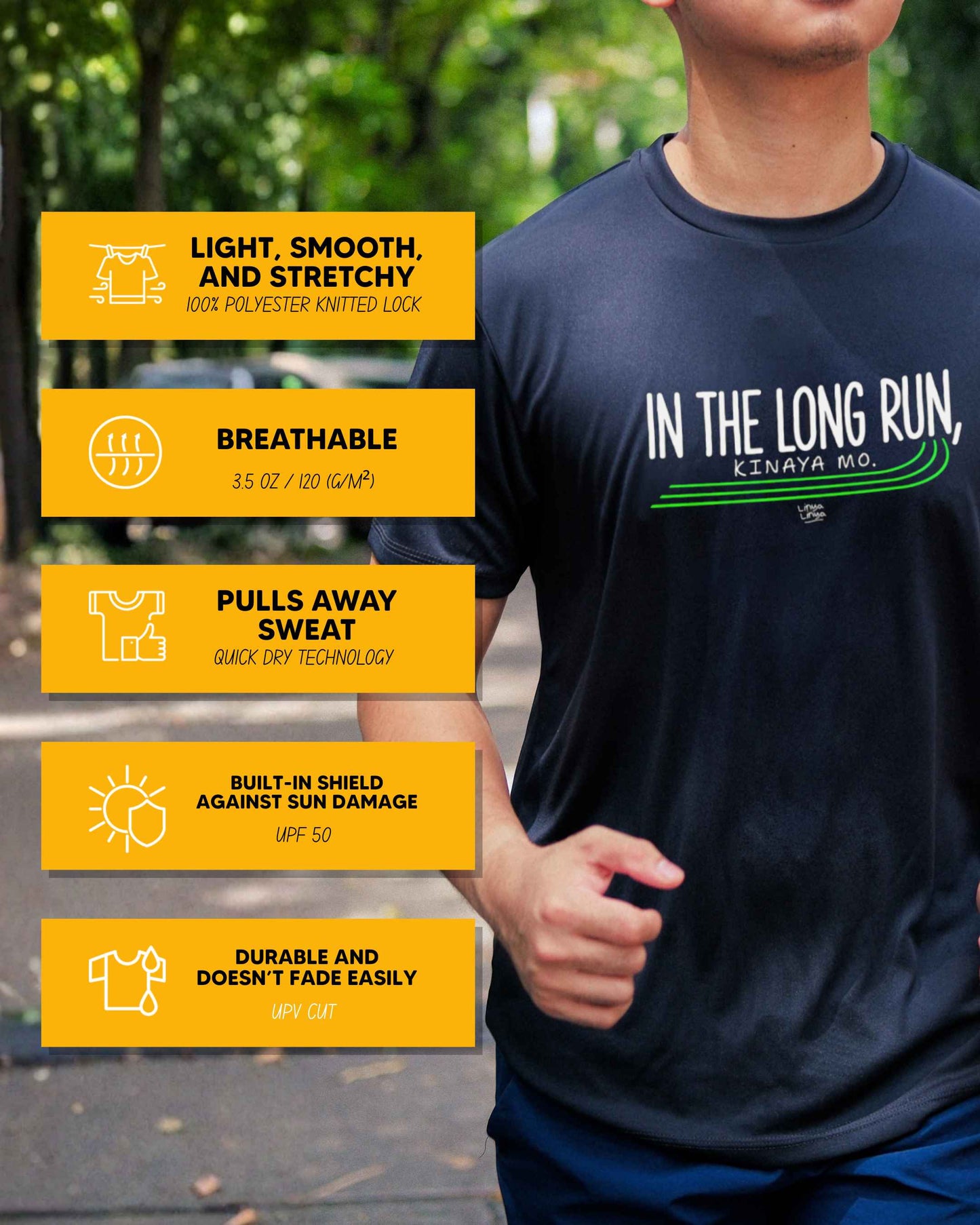 Dri-Fit T-Shirt: In The Long Run, Kinaya Mo