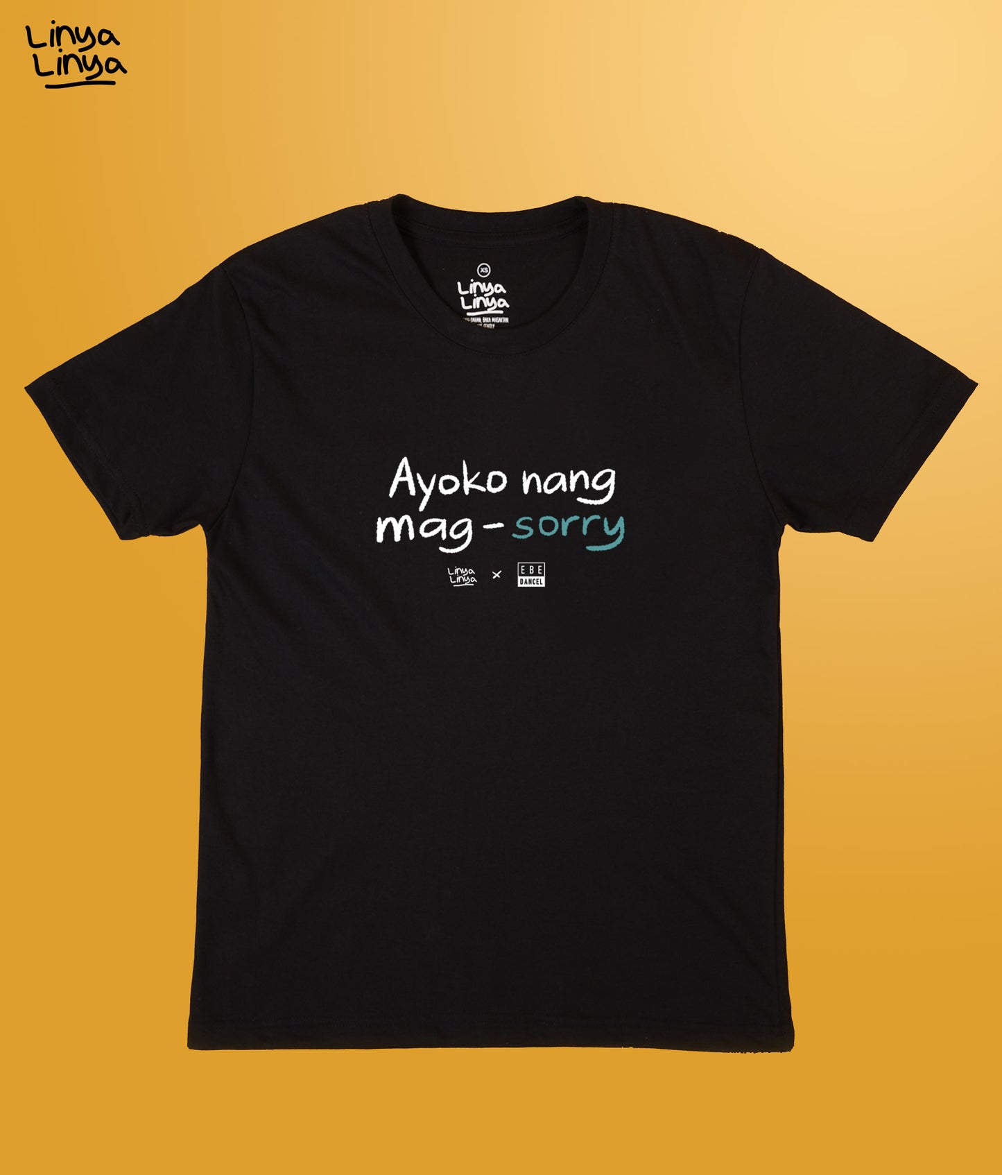Linya-Linya x Ebe Dancel: Ayoko Nang Mag-Sorry (Black)