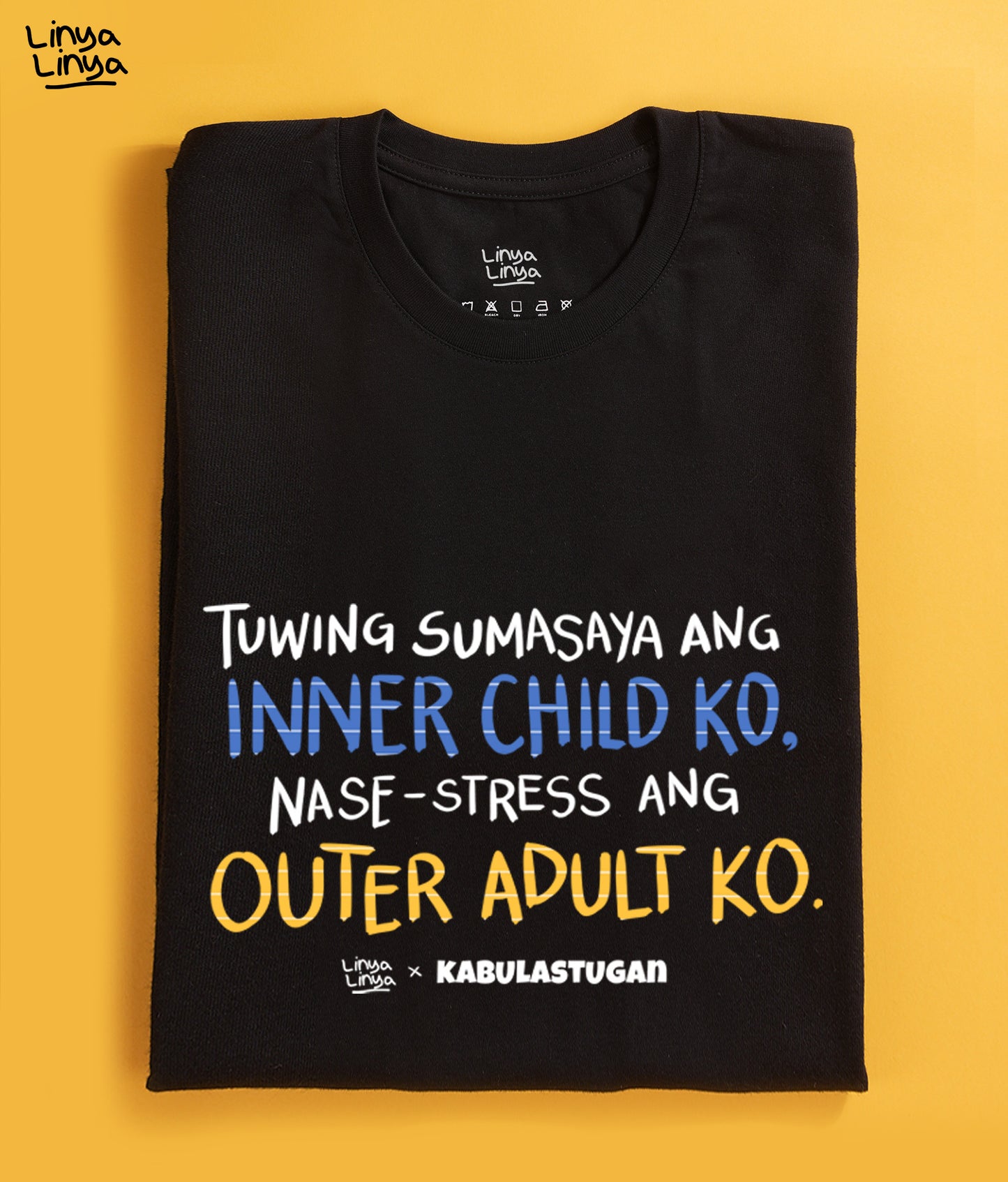 Linya-Linya x KBLSTGN: Inner Child/Outer Adult (Black)