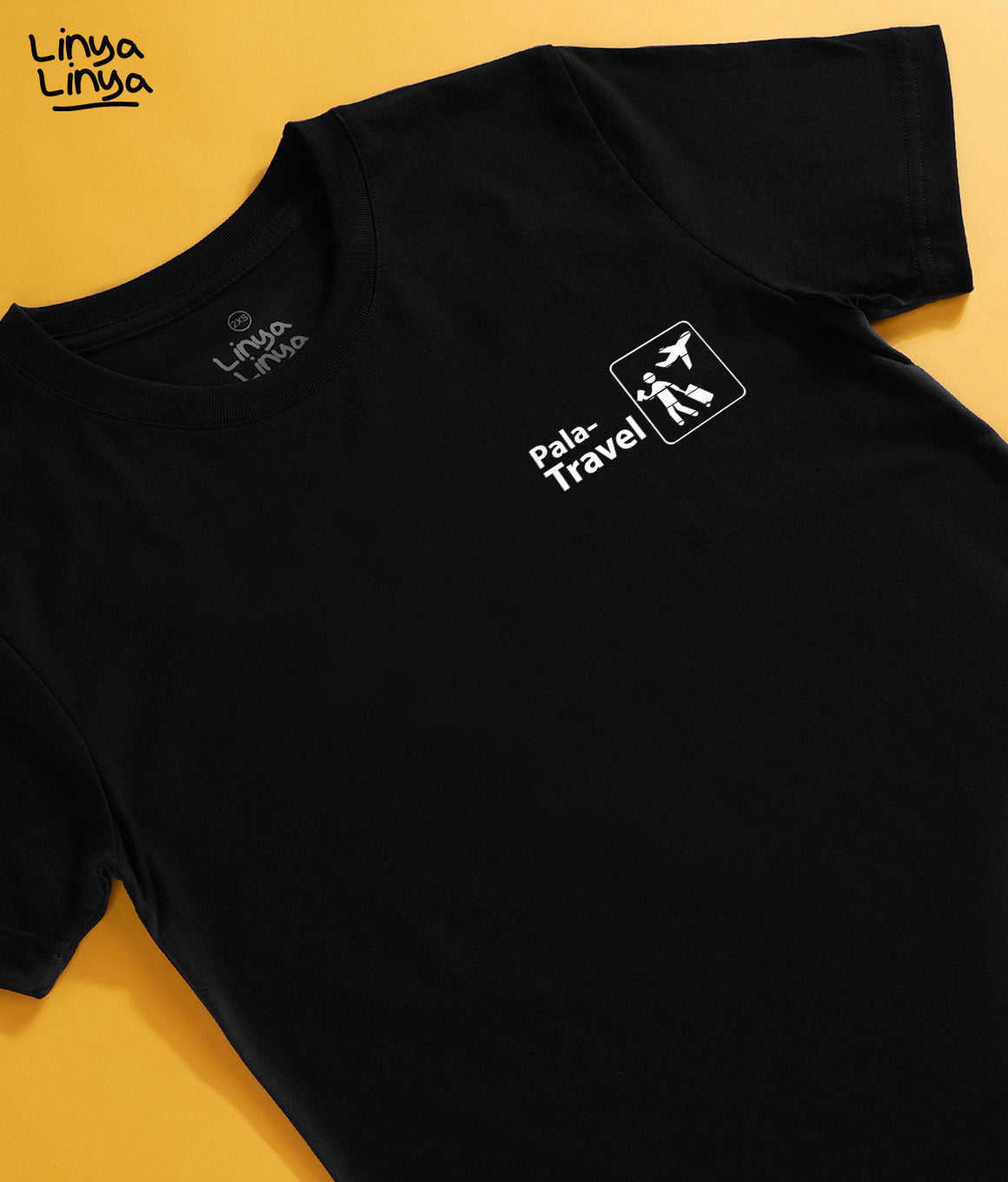 Basic Tee: Pala-Travel (Black)