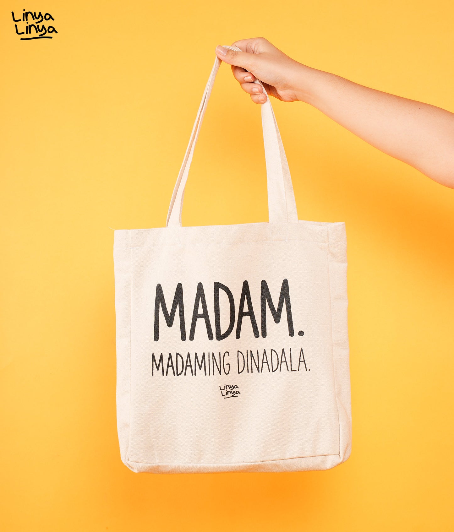 Madam. Madaming Dinadala. Tote Bag (Cream)