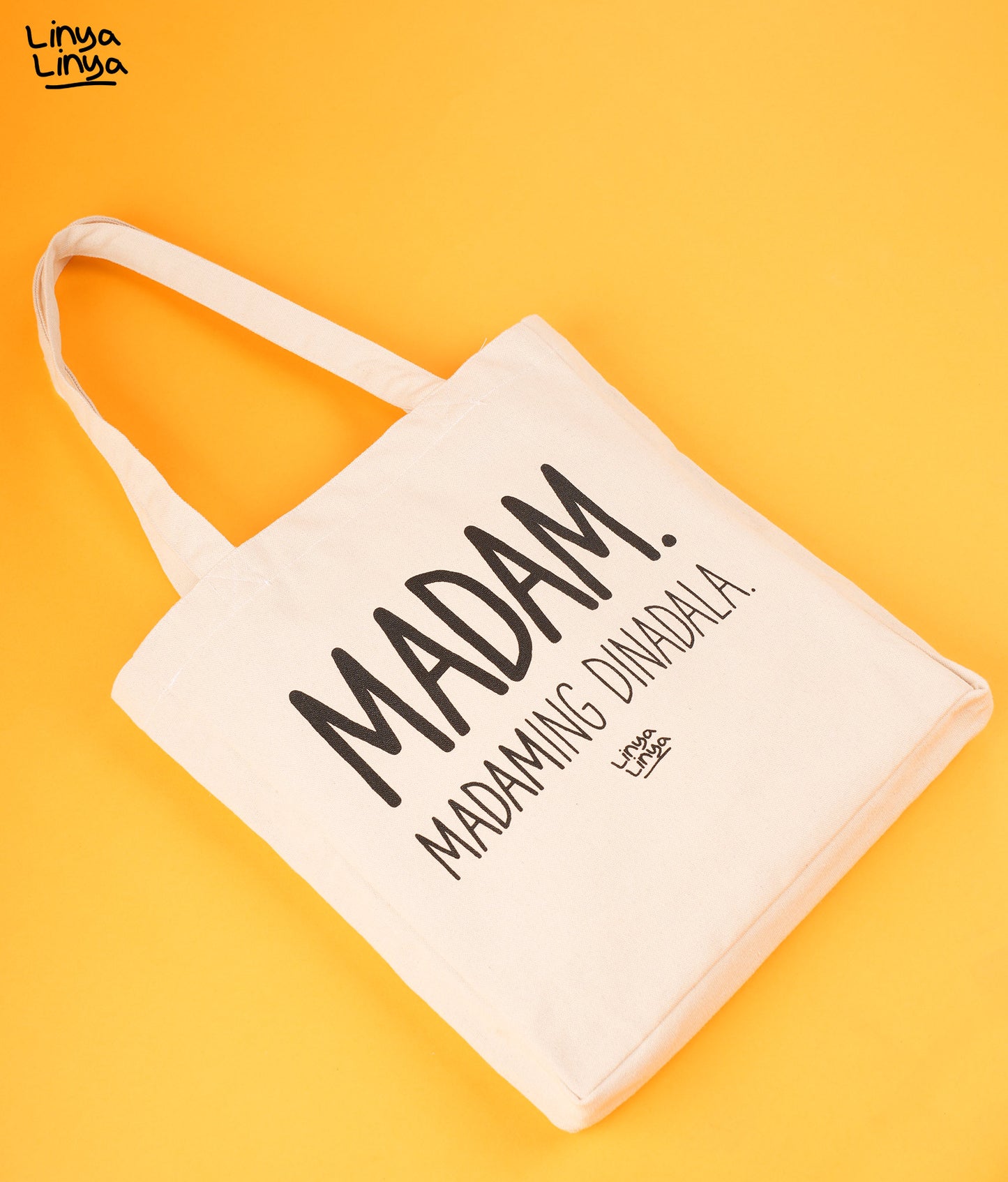Madam. Madaming Dinadala. Tote Bag (Cream)