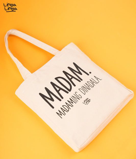 Madam. Madaming Dinadala. Tote Bag (Cream)