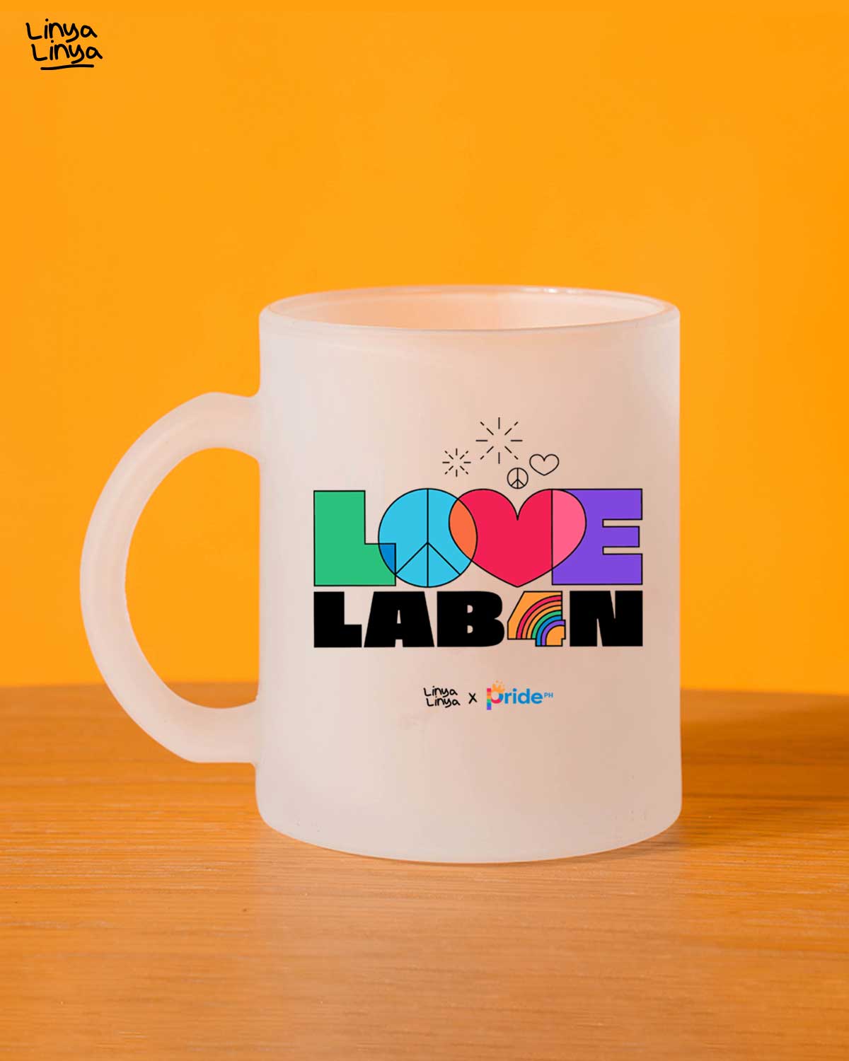 Frosted Mug: Linya-Linya x Pride PH: Love Laban 2026