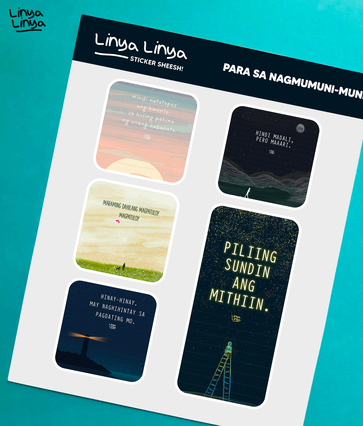 Linya-Linya Sticker Packs: Para Sa Nagmumuni-Muni