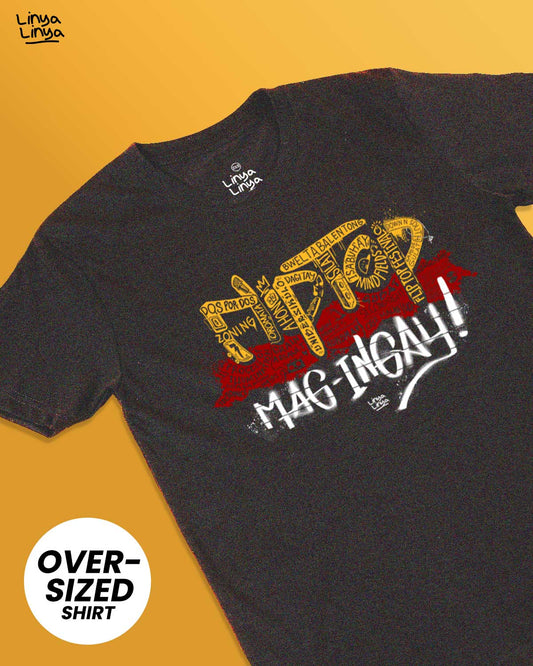 Linya-Linya X FlipTop: Mag-ingay! (Oversized) (Acid Black)