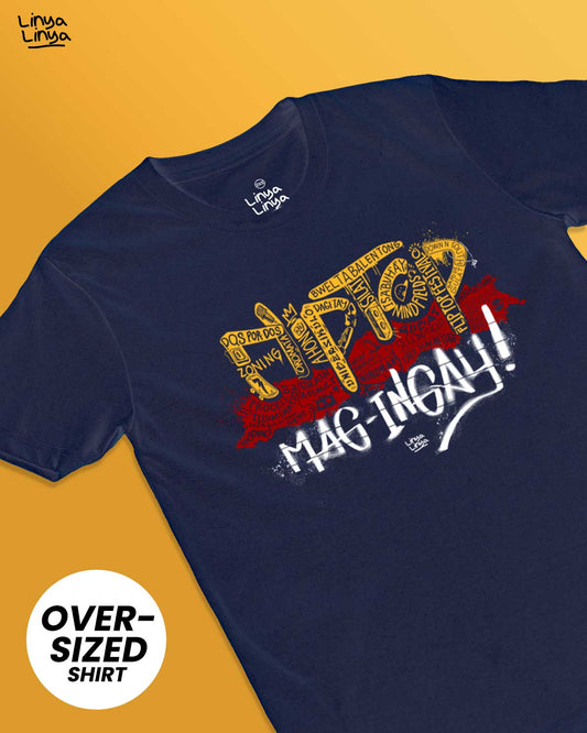 Linya-Linya X FlipTop: Mag-ingay! (Oversized) (Dark Blue)