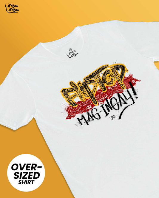 Linya-Linya X FlipTop: Mag-ingay! (Oversized) (White)