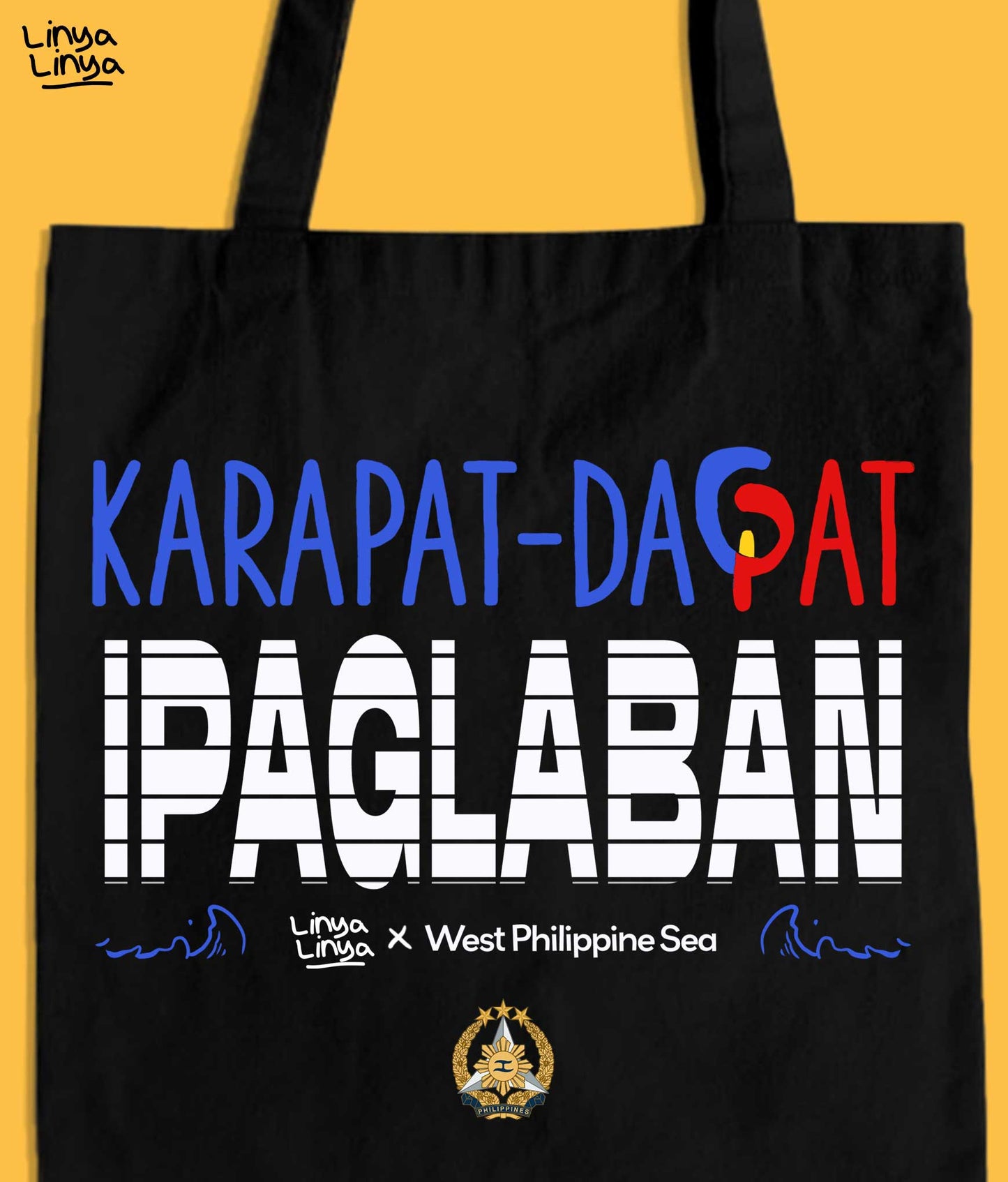 Tote Bag: Linya-Linya X West Philippine Sea: Karapat-Dagat Ipaglaban