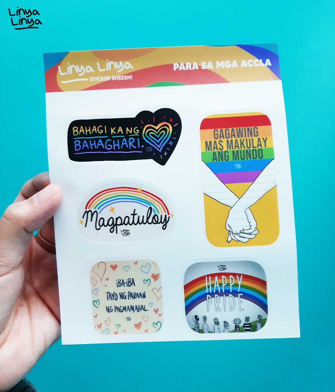 Linya-Linya Sticker Packs: Para Sa Mga Accla