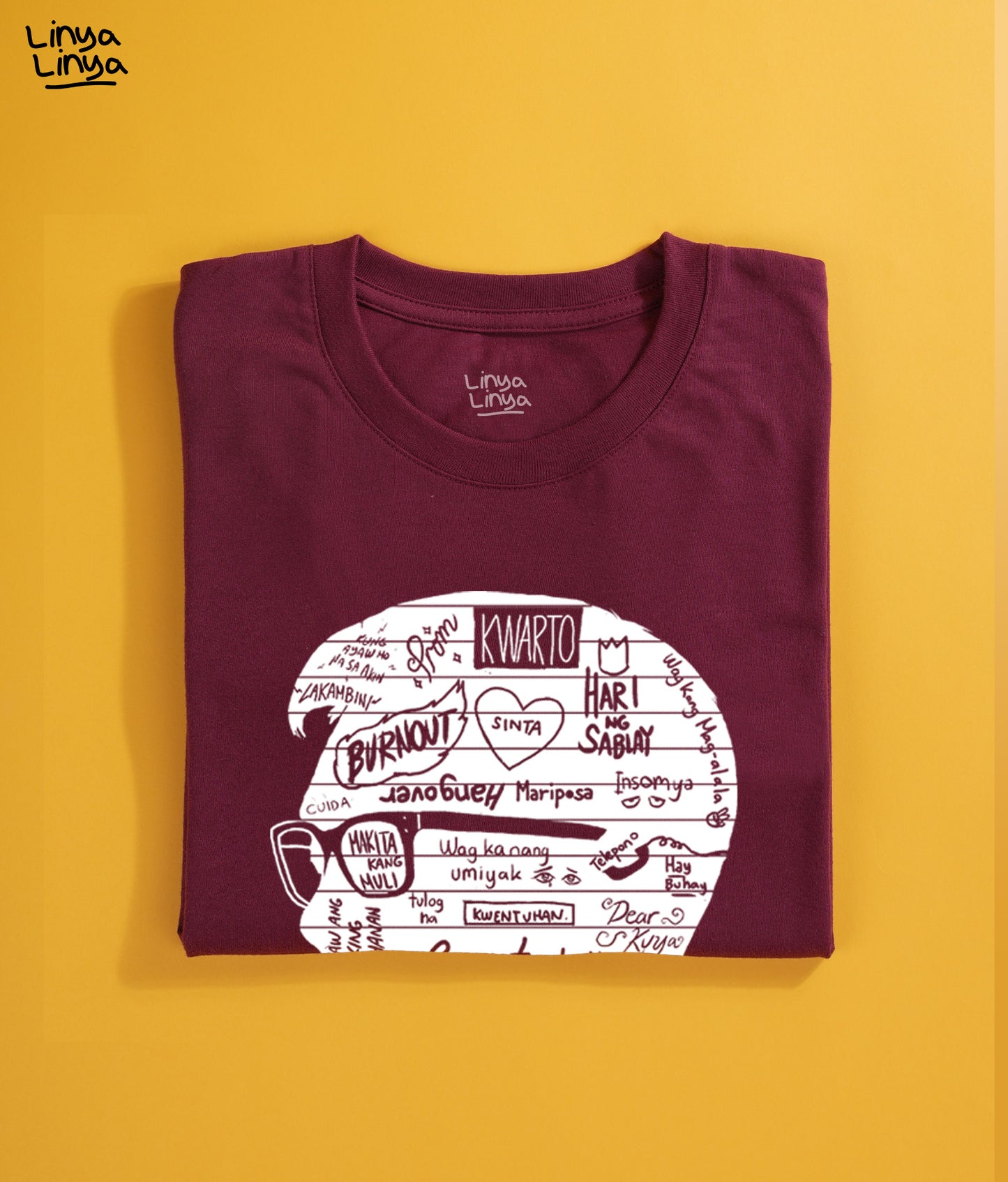 Linya-Linya x EBE DANCEL (Maroon)