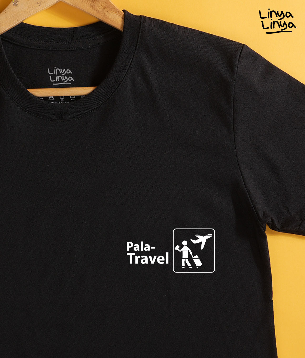 Basic Tee: Pala-Travel (Black)