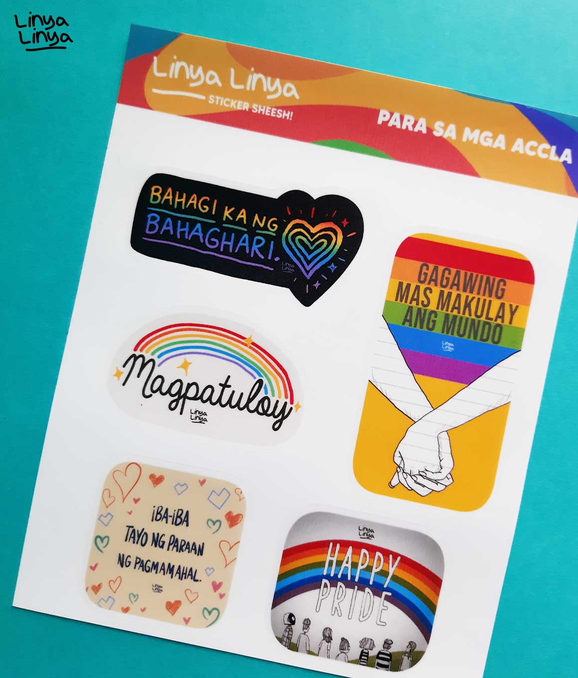 Linya-Linya Sticker Packs: Para Sa Mga Accla