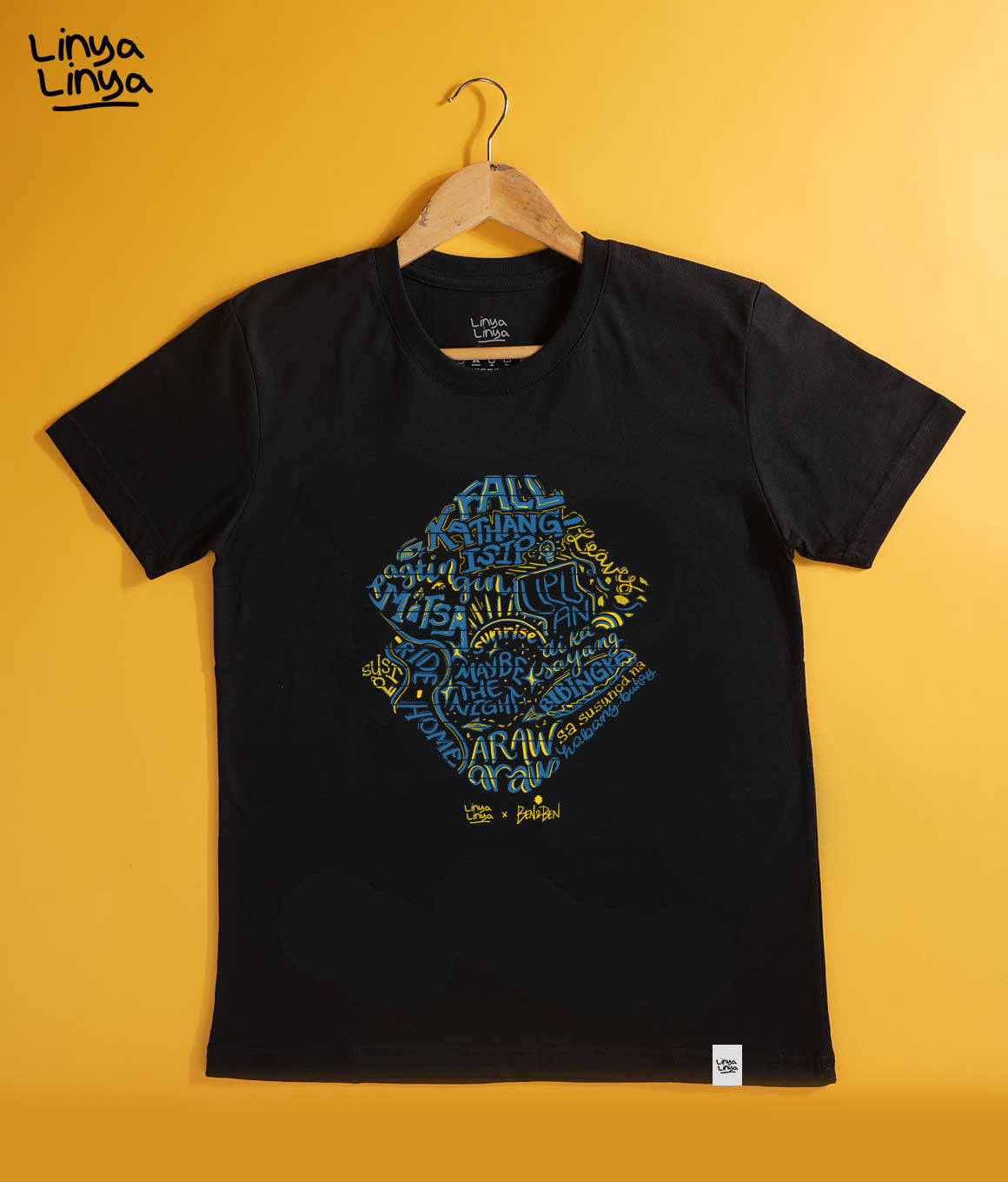 Linya-Linya x Ben&Ben: Liwanag Ultimate Shirt (Black)