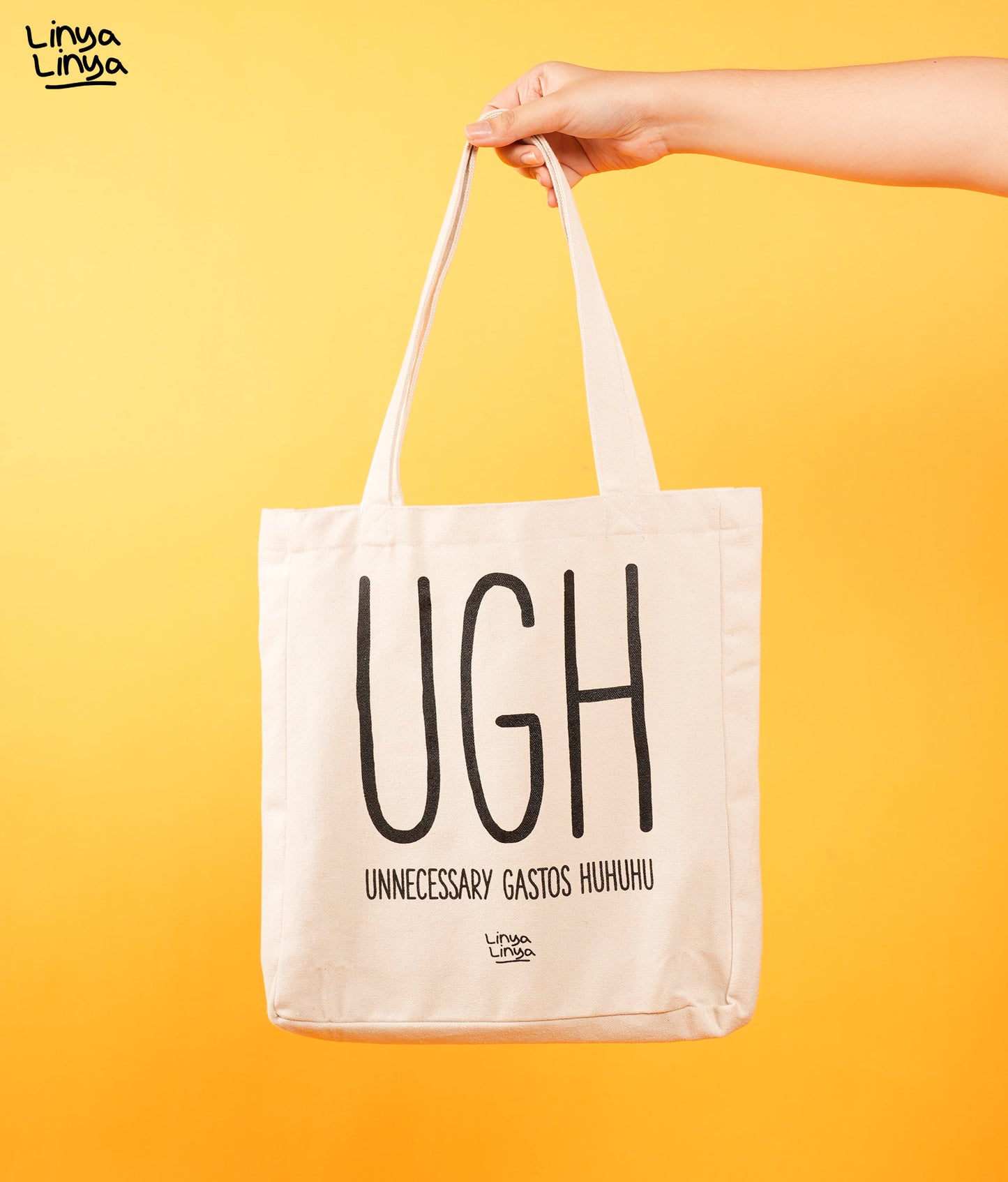 Unnecessary Gastos Huhuhu Tote Bag (Cream)