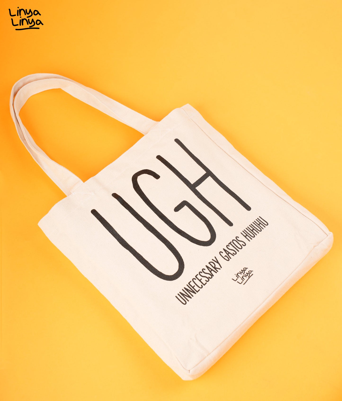 Unnecessary Gastos Huhuhu Tote Bag (Cream)