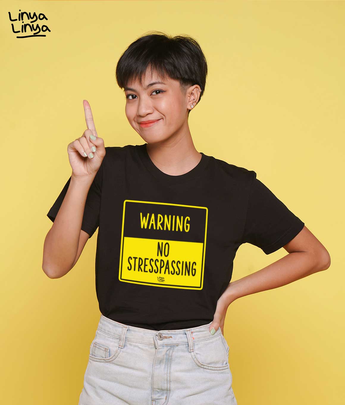 Warning: No Stresspassing (Black)
