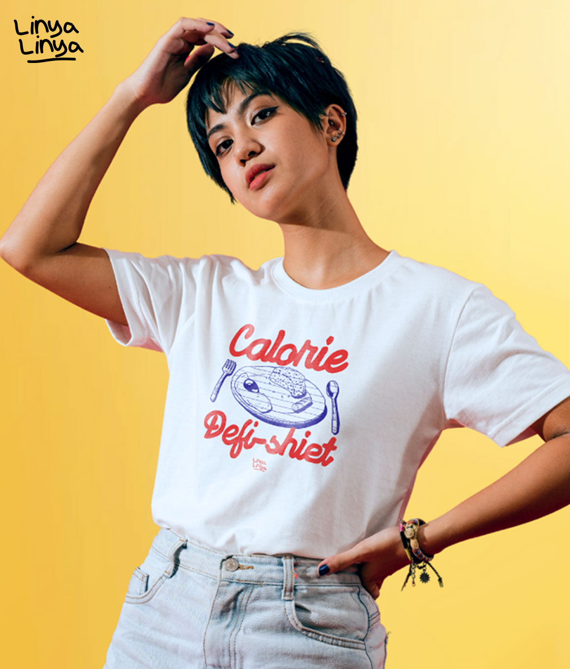 Calorie Defi-shiet! (White)