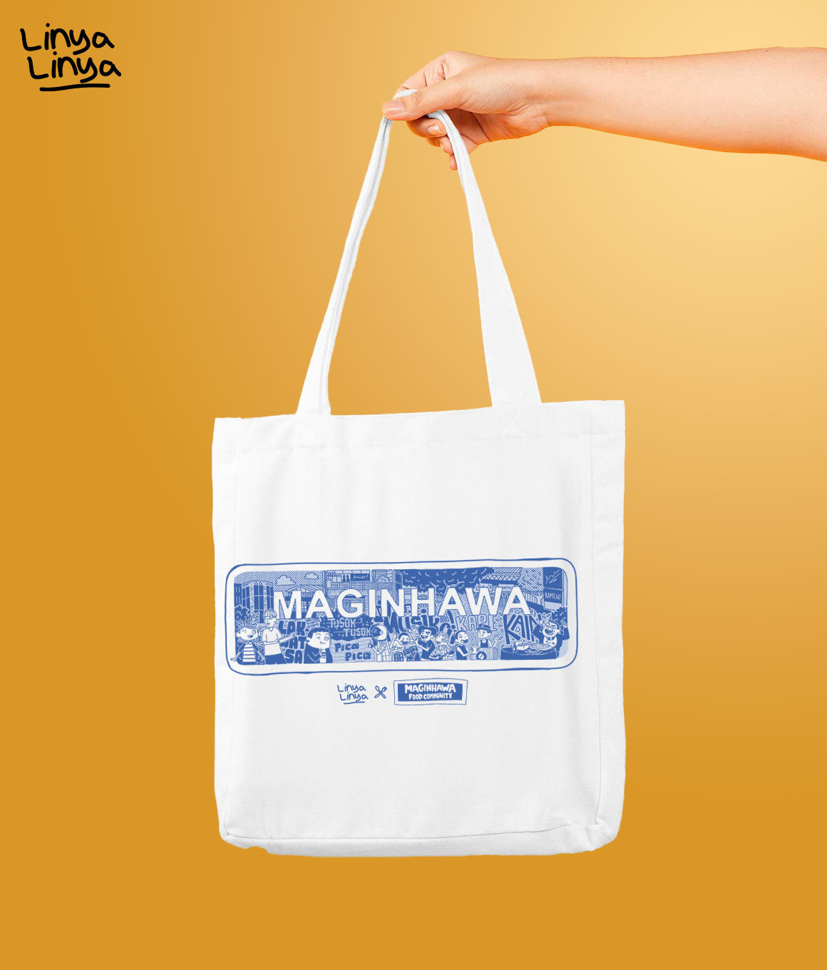 Linya-Linya x Maginhawa Food Community: Tote Bag