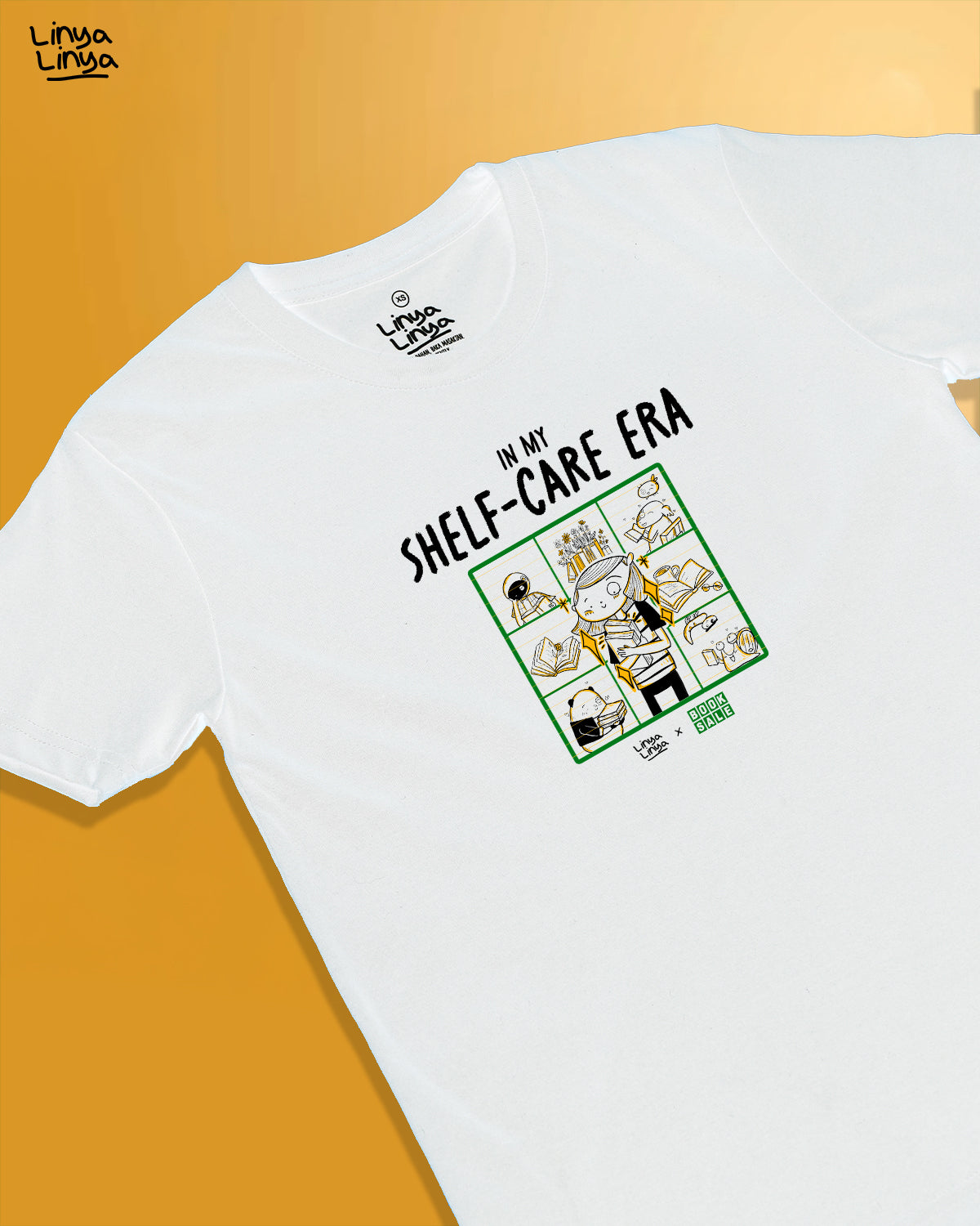Linya-Linya x Booksale: In My Shelf-Care Era (White)