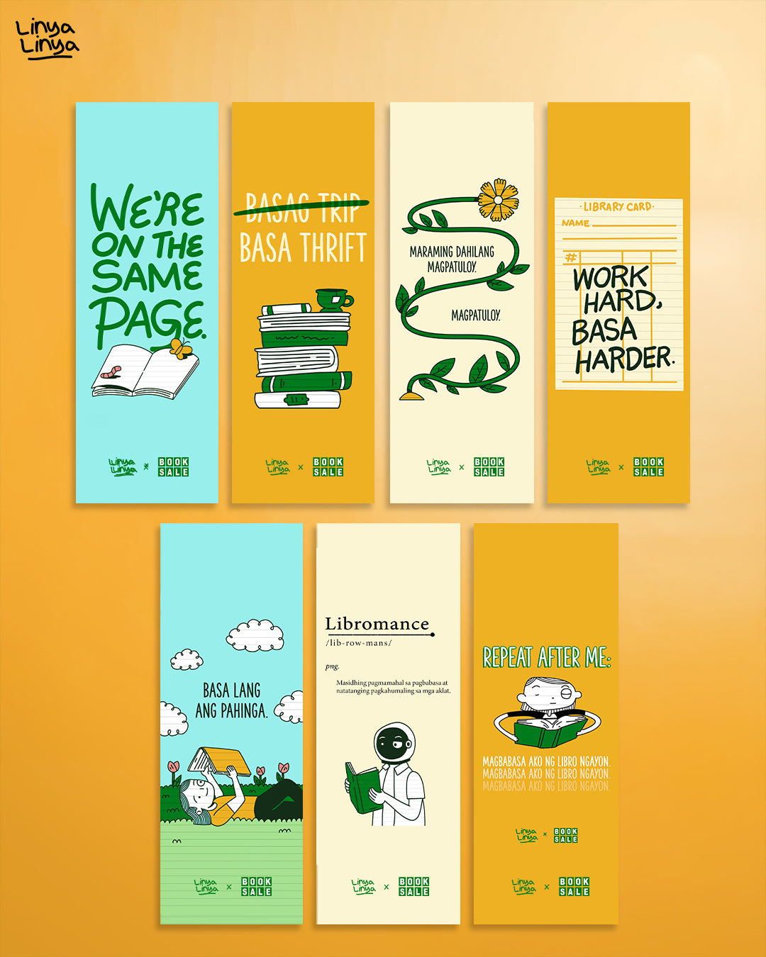 Linya-Linya X Booksale: Bookmarks