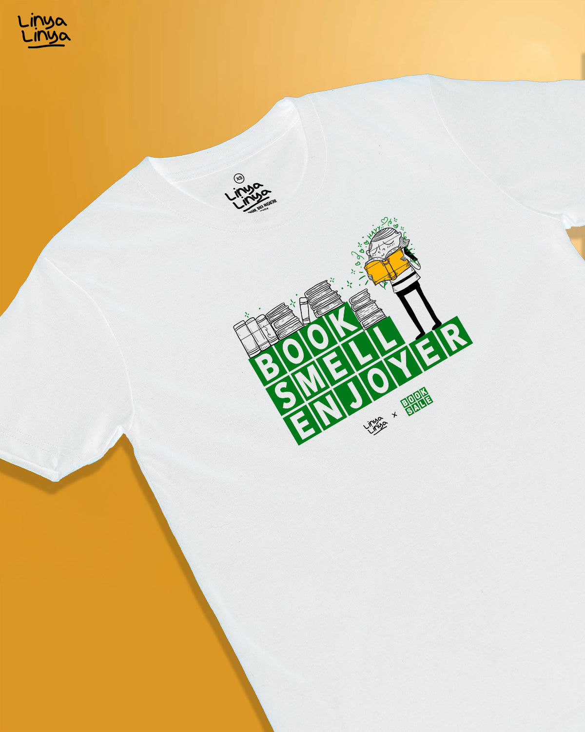 Linya-Linya x Booksale: Booksmell Enjoyer (White)