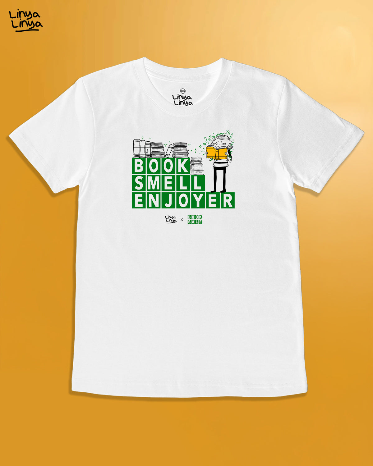 Linya-Linya x Booksale: Booksmell Enjoyer (White)