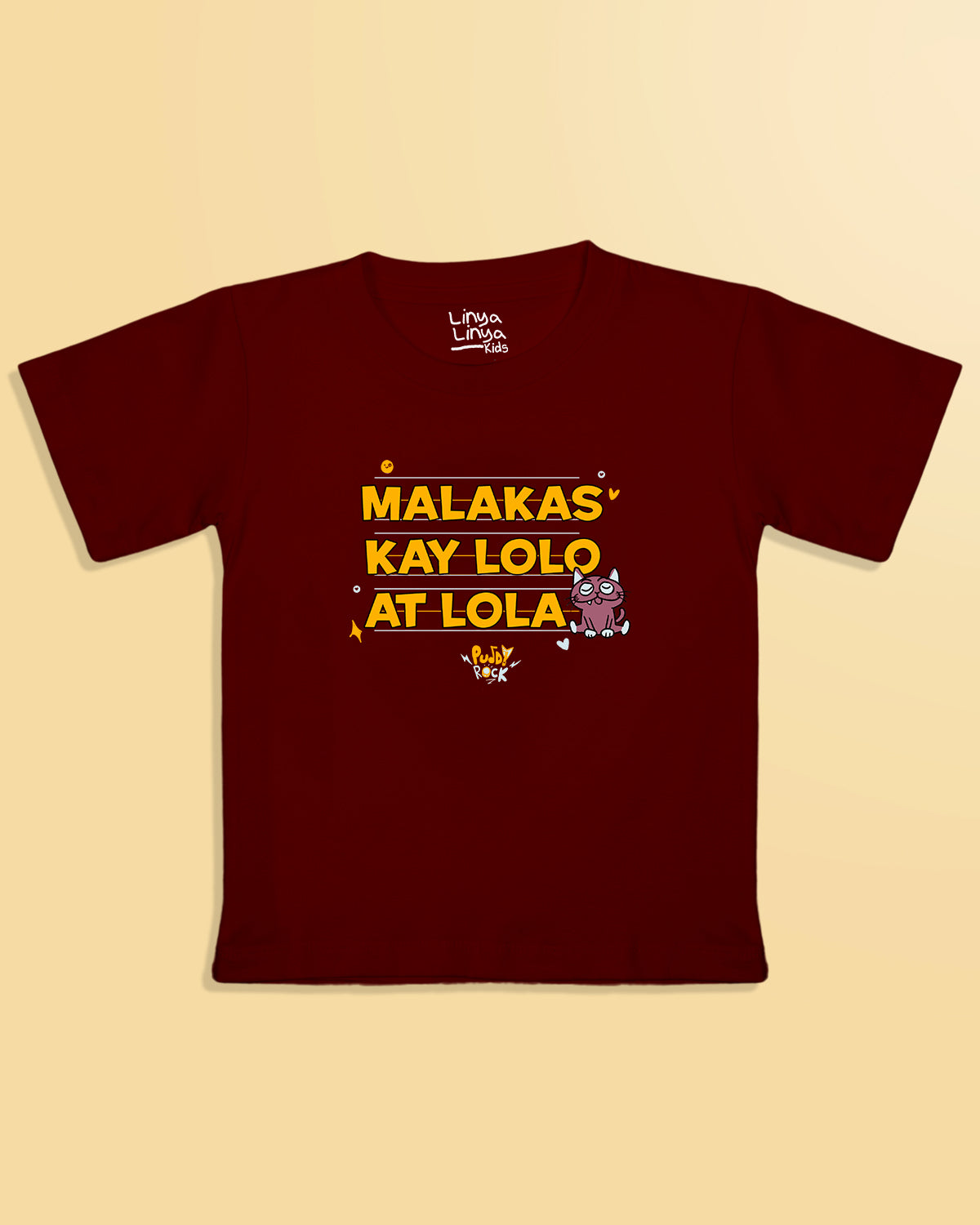 Puddy Rock Kids T-Shirt: Malakas Kay Lolo At Lola