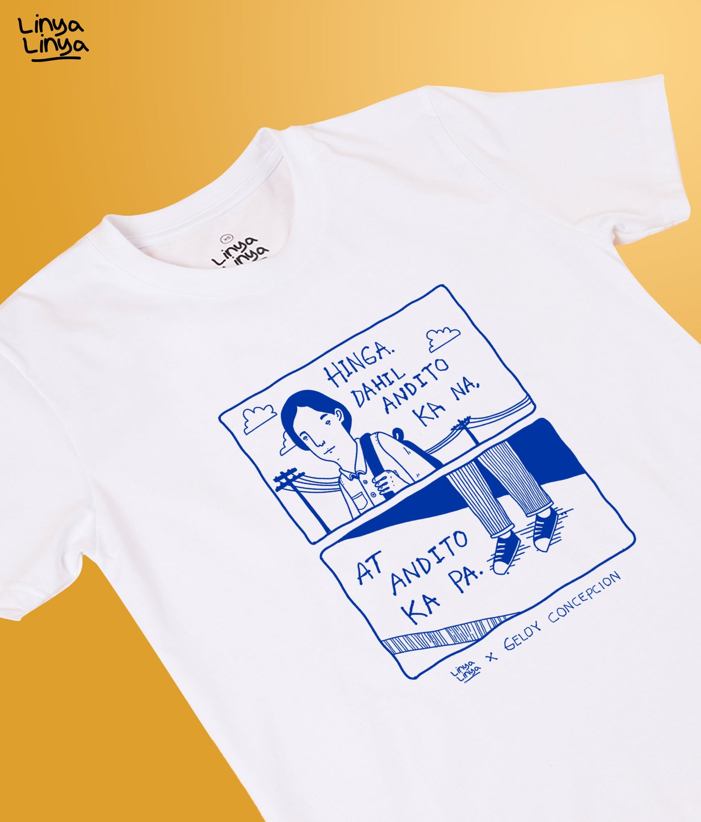 Linya-Linya x Geloy Concepcion: Hinga. Dahil Andito Ka Na (White)