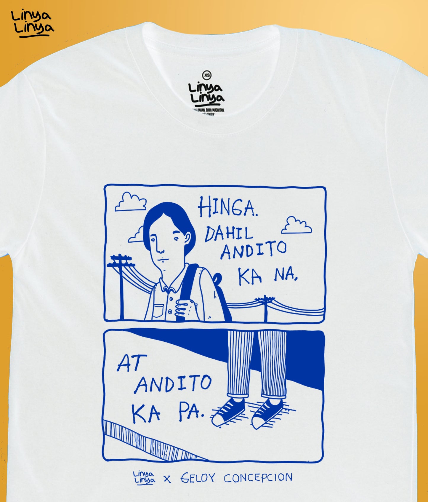 Linya-Linya x Geloy Concepcion: Hinga. Dahil Andito Ka Na (White)