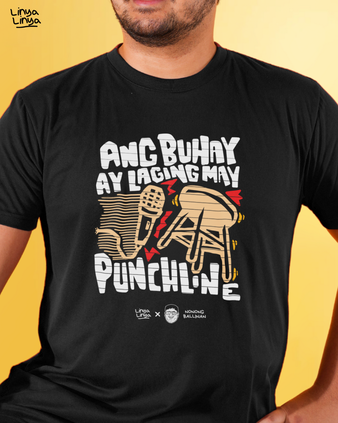 Linya-Linya X Nonong Ballinan: Ang Buhay Ay Laging May Punchline (Black)