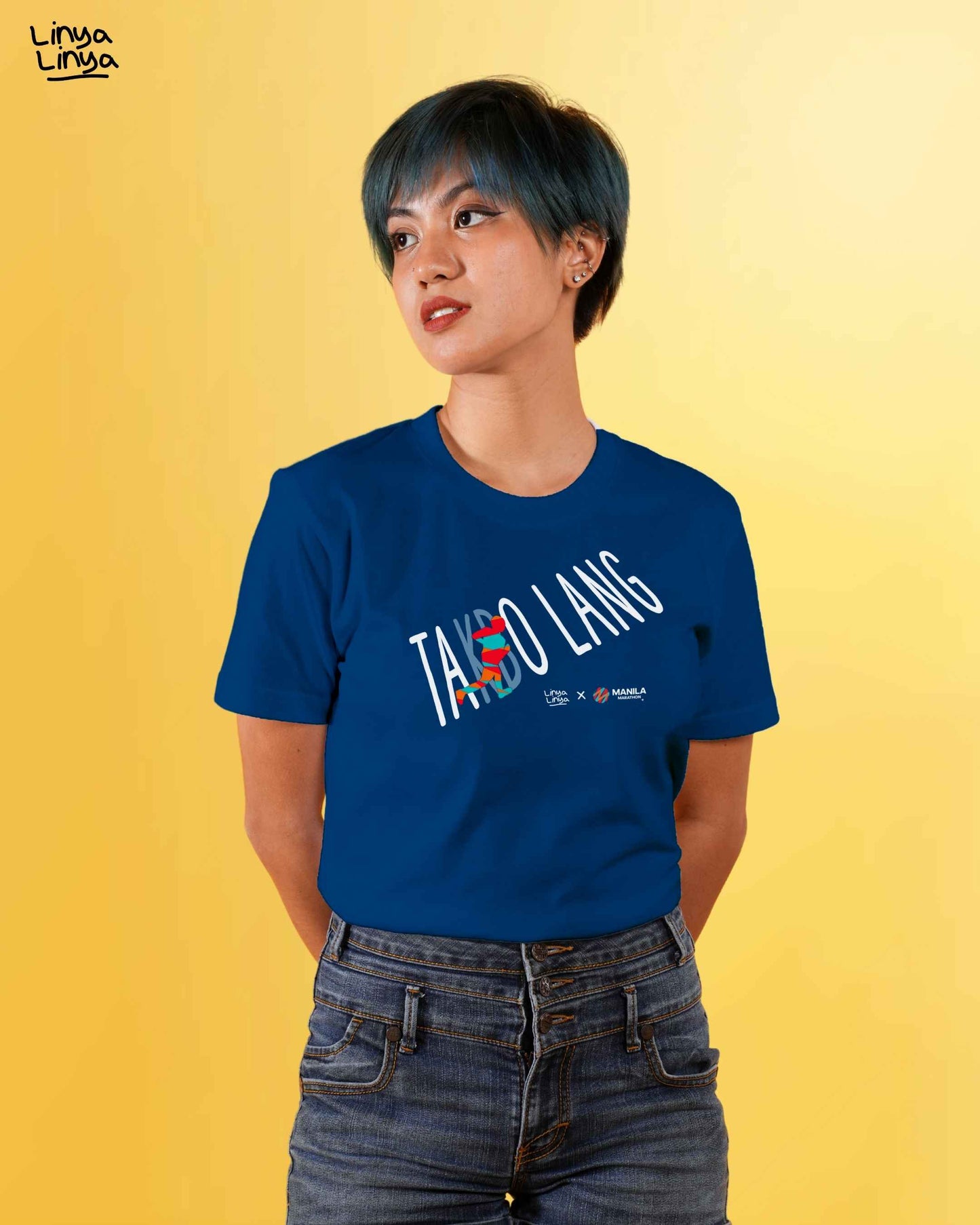 Linya-Linya x RunRIO Manila Marathon: Takbo Lang (Dark Blue)