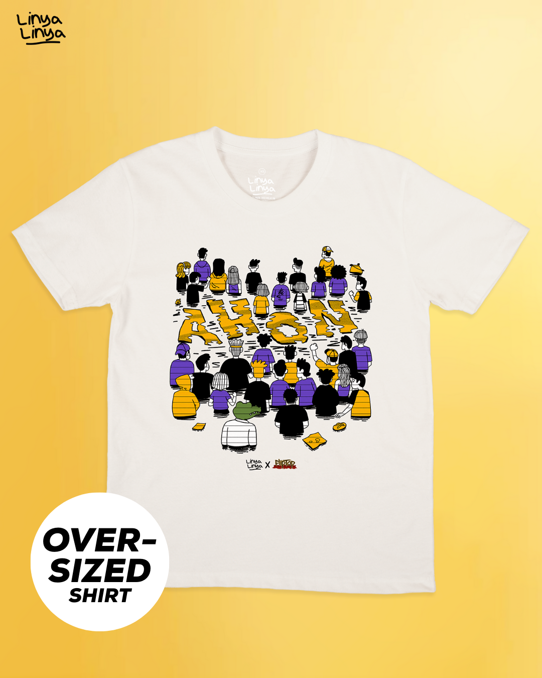 Linya-Linya x FlipTop: AHON (Ovesized)