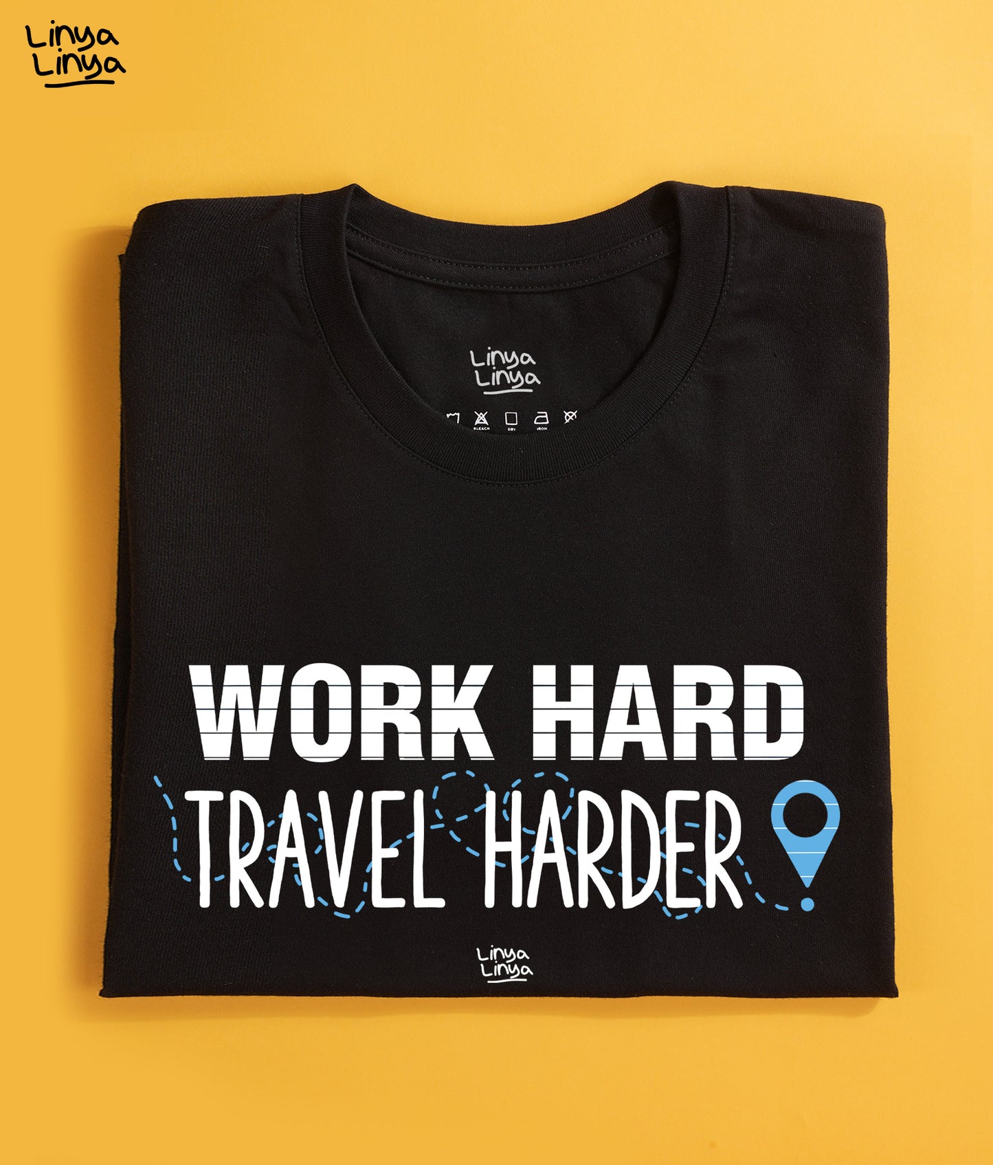 Work Hard, Travel Harder (Black)