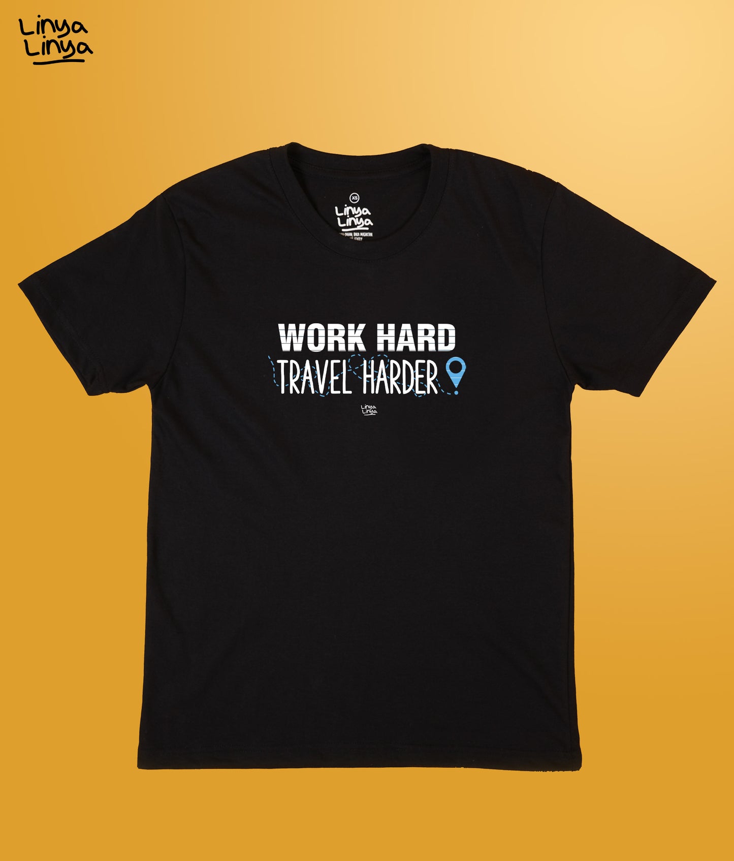 Work Hard, Travel Harder (Black)