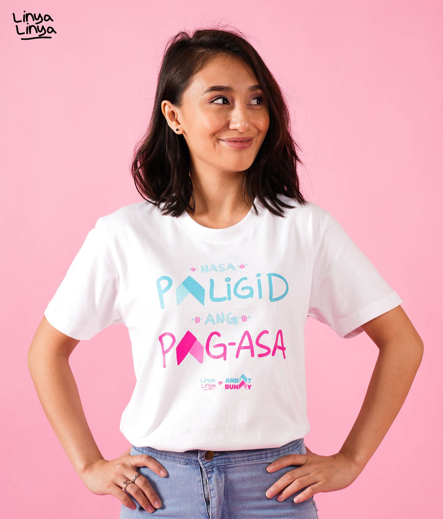 Linya-Linya x Angat Buhay (White)