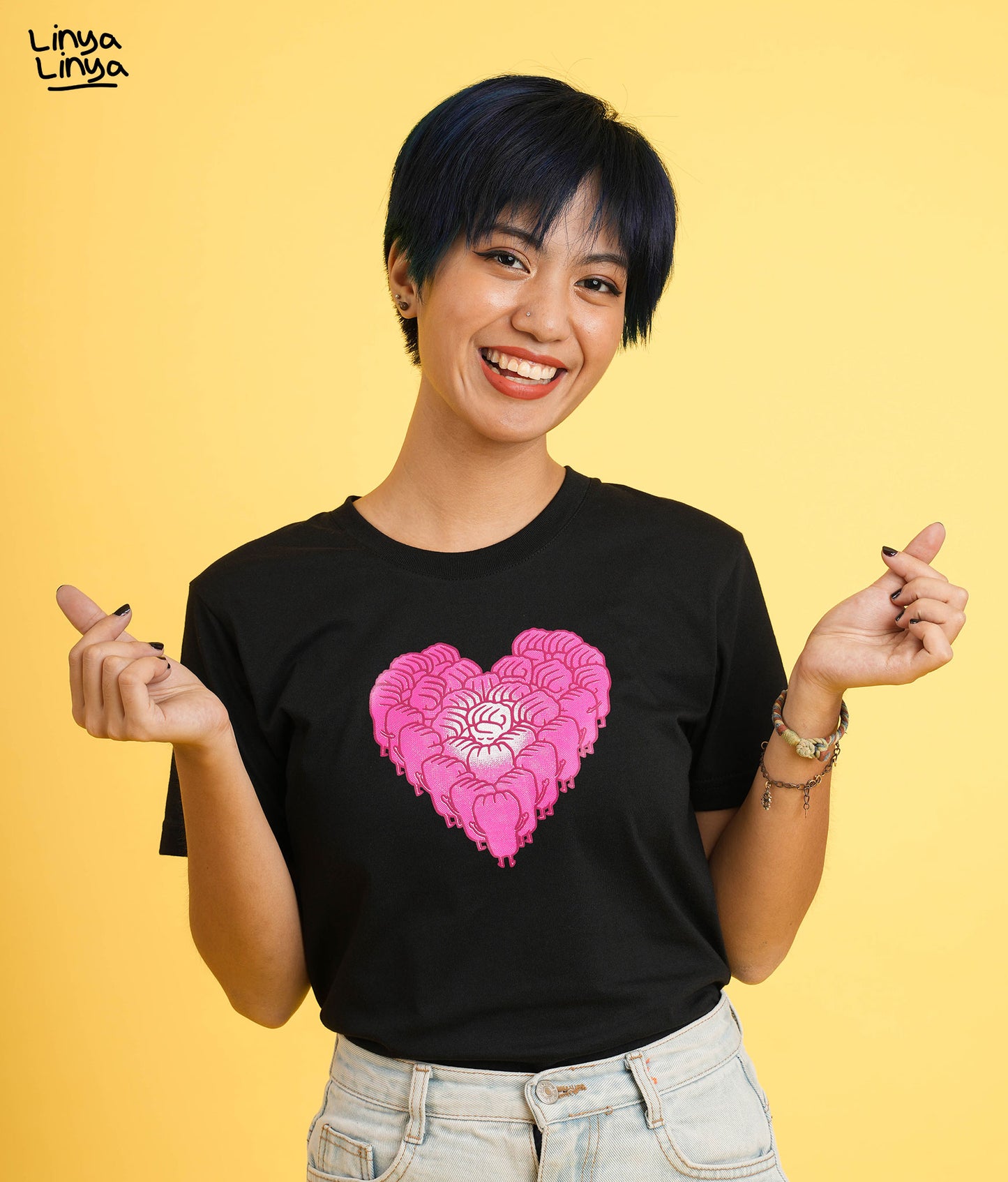 Tarantadong Kalbo Shirt: Yakap (Black)