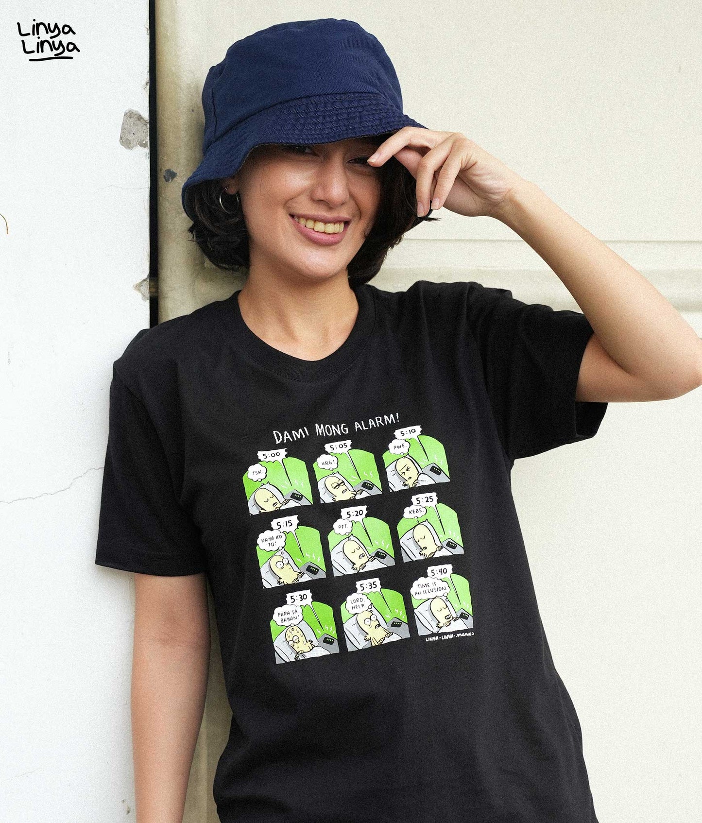 Linya-Linya x Manix Abrera: Dami Mong Alarm (Black)