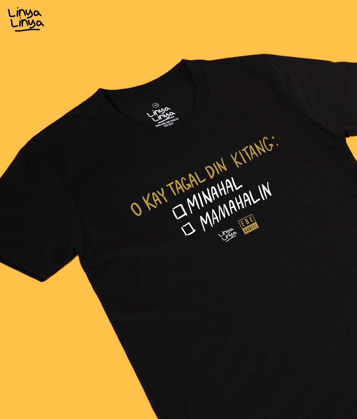 Linya-Linya x Ebe Dancel Limited Edition BURNOUT Shirt: O kay tagal din kitang minahal/mamahalin