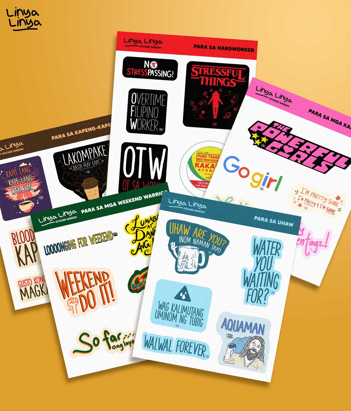 Linya-Linya Sticker Packs: Para Sa Mga Weekend Warrior
