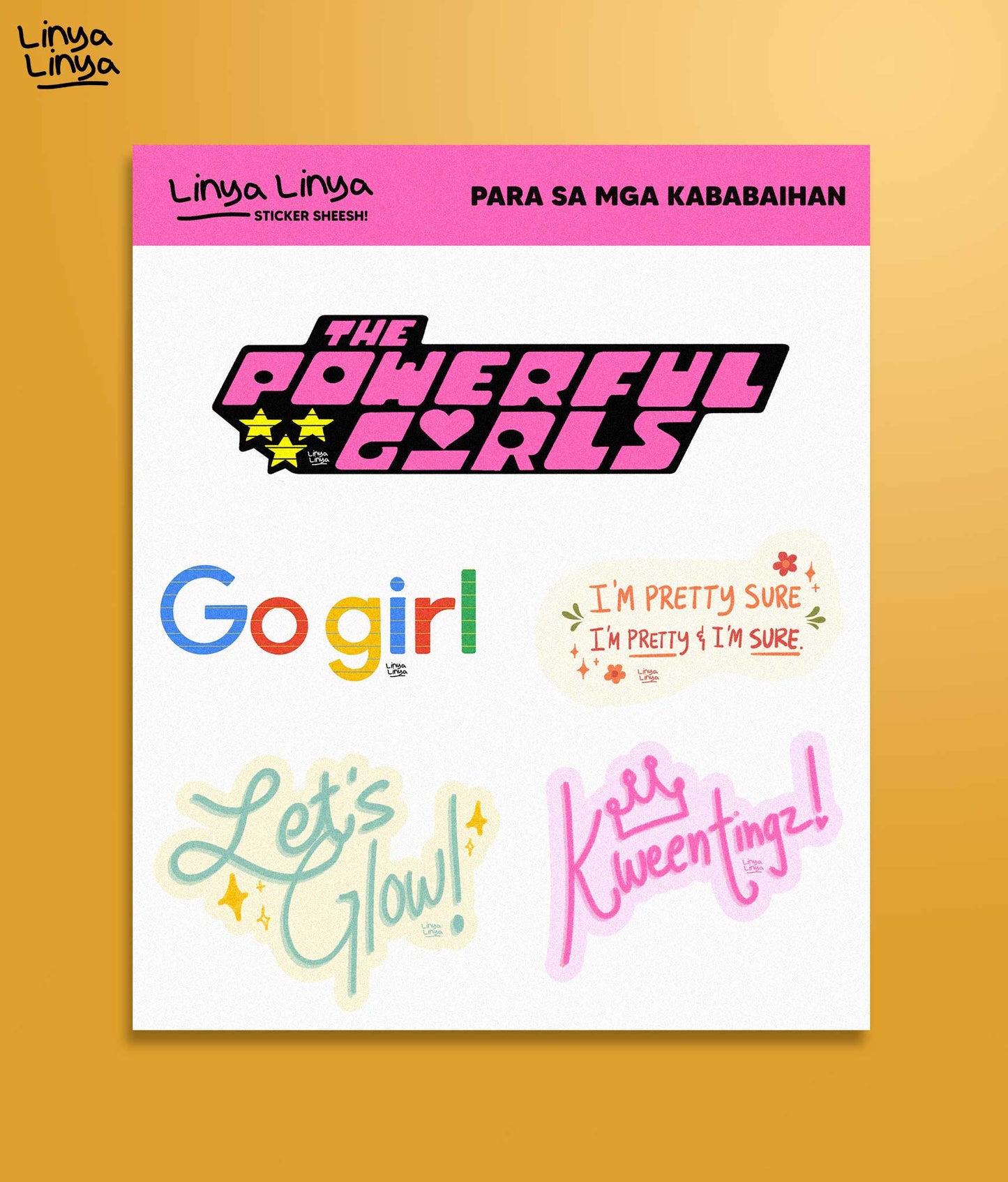 Linya-Linya Sticker Packs: Para Sa Mga Kababaihan