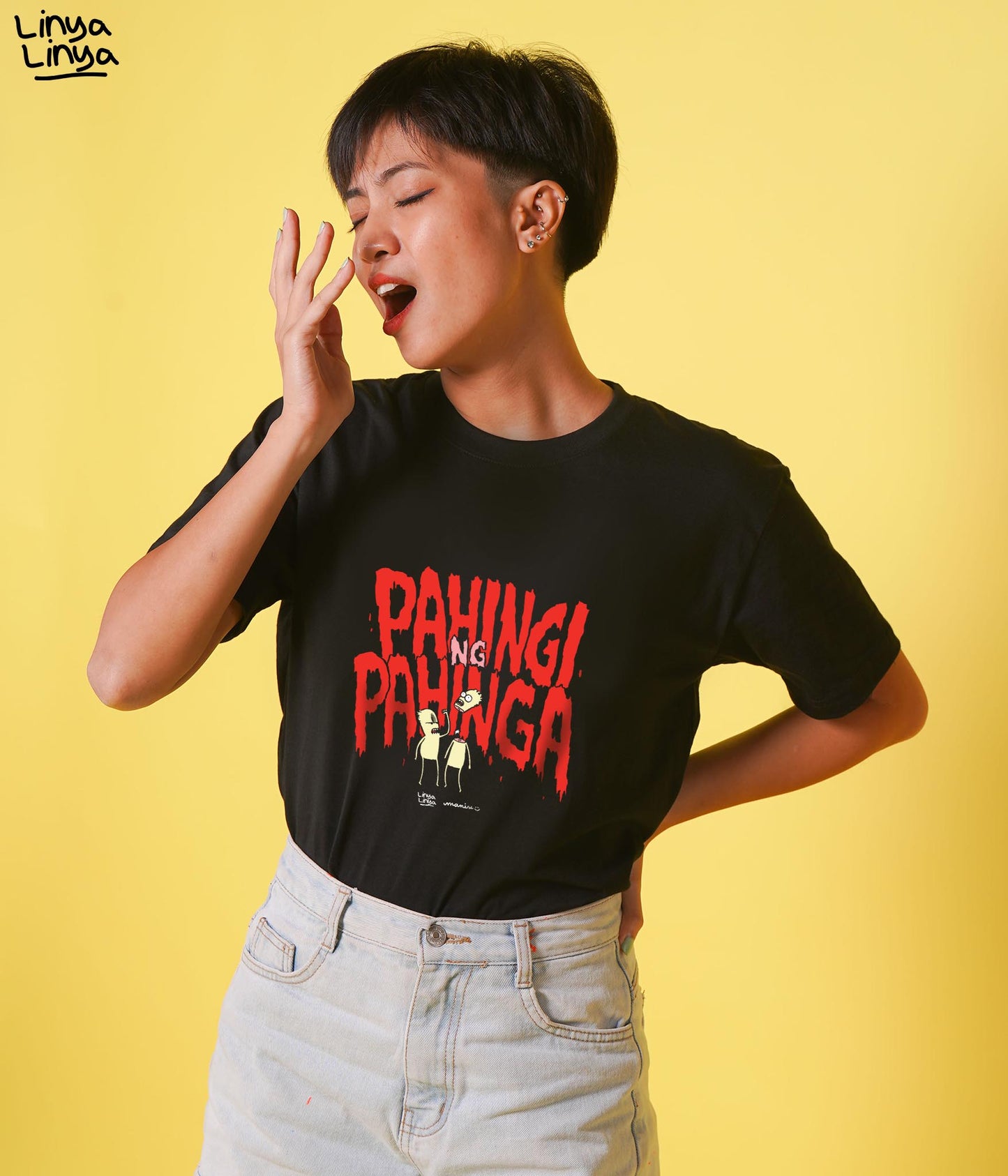 Linya-Linya x Manix Abrera: PAHINGI NG PAHINGA (Black)