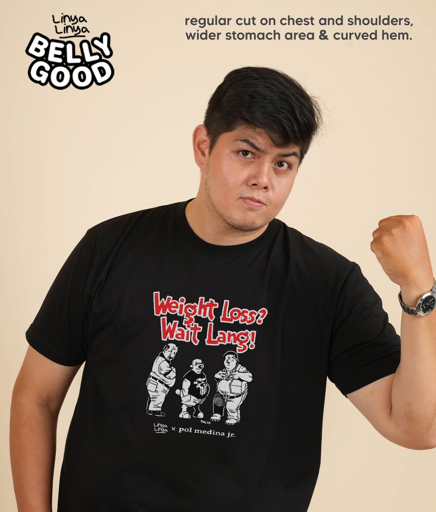 Belly Good: Linya-Linya x Pol Medina Jr: Weight Loss? Wait Lang! (Black)