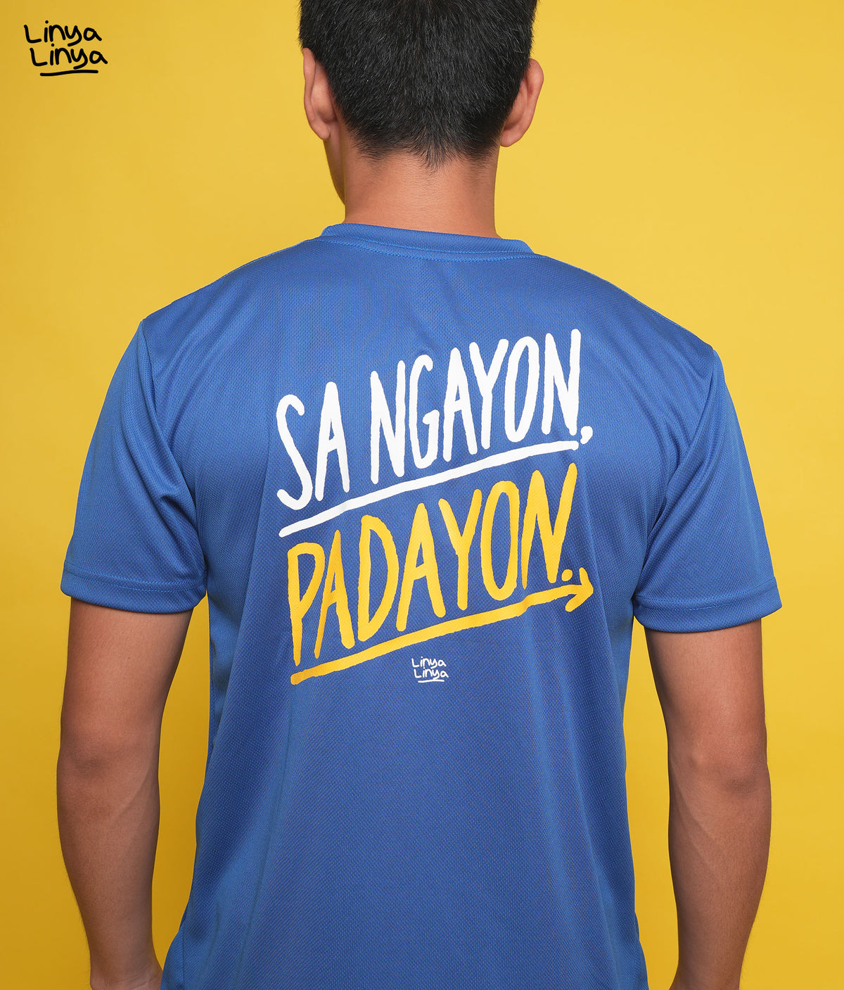 Dri Fit T-Shirt: Sa Ngayon, Padayon. (Royal Blue)