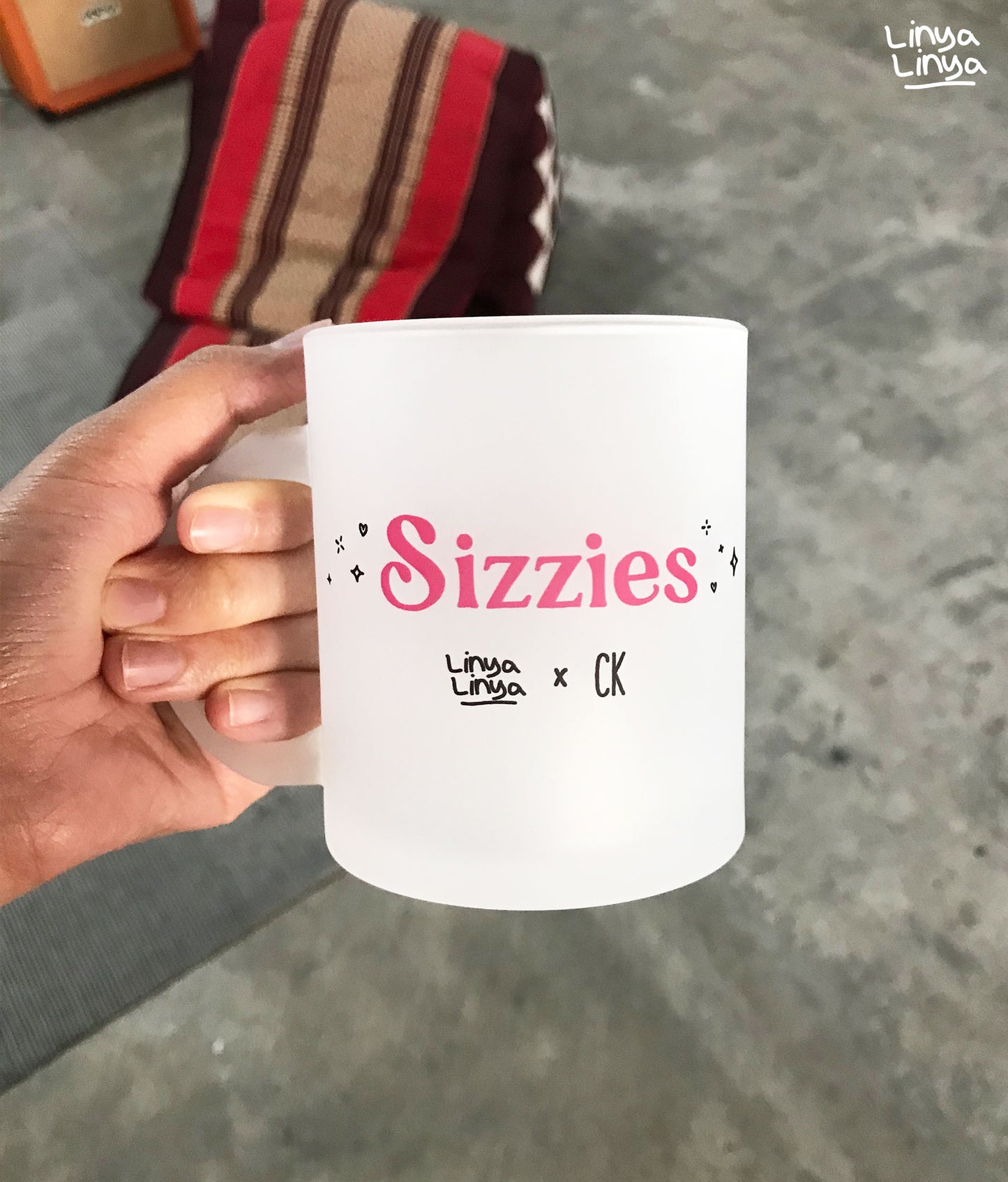 Frosted Mug: Linya-Linya x CK De Leon: Sizzies