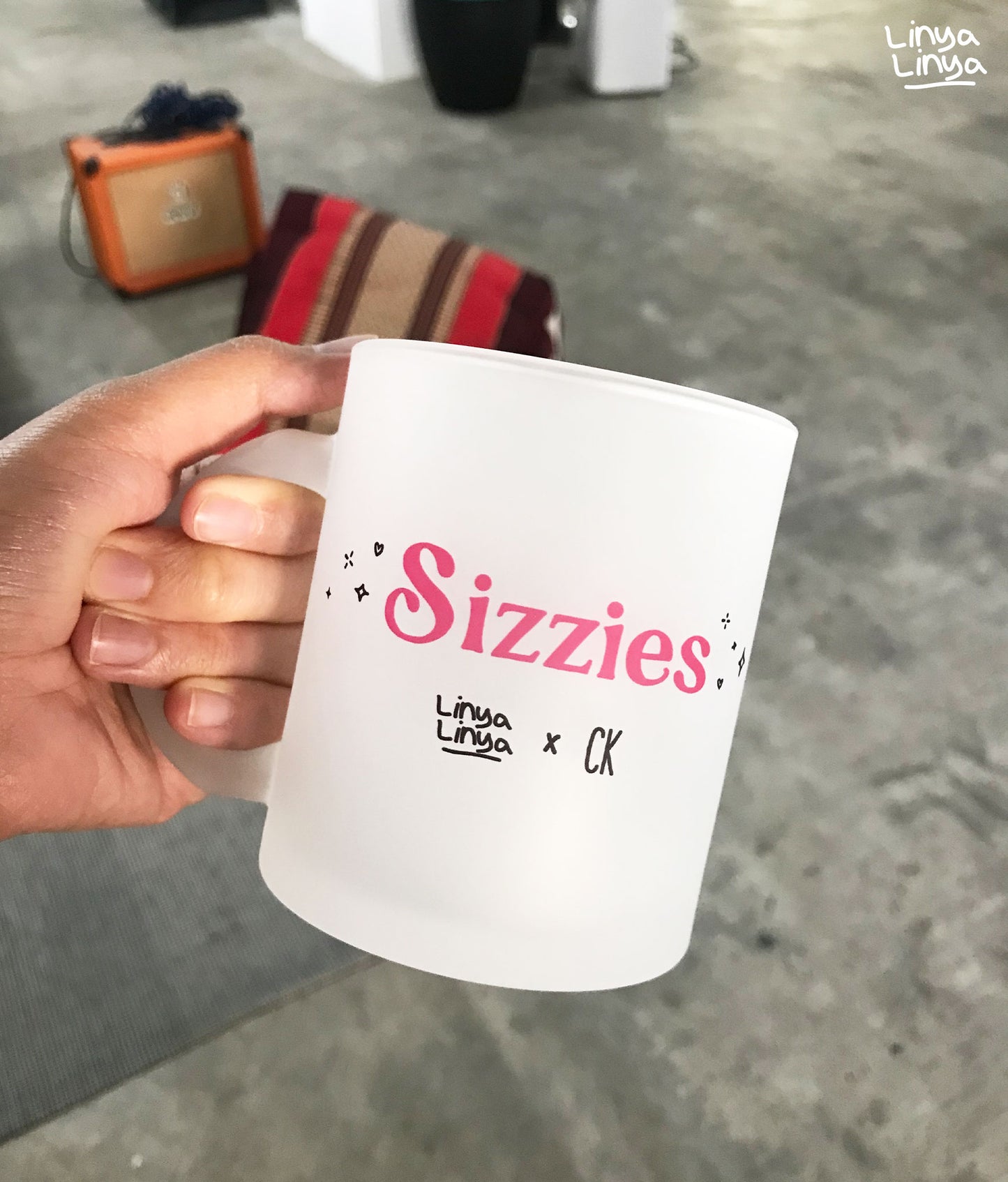 Frosted Mug: Linya-Linya x CK De Leon: Sizzies