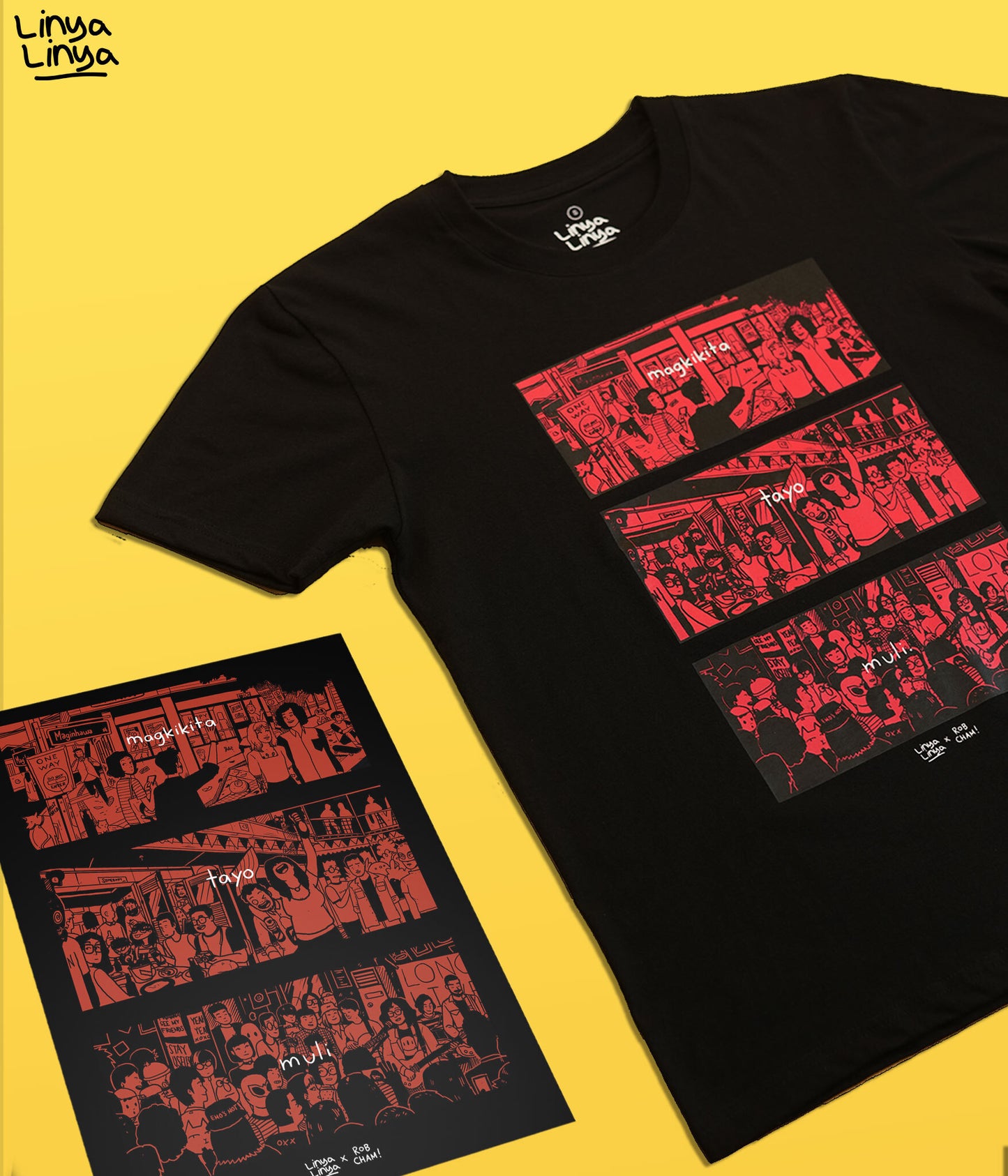 Linya-Linya x Rob Cham Poster - Magkikita Tayo Muli