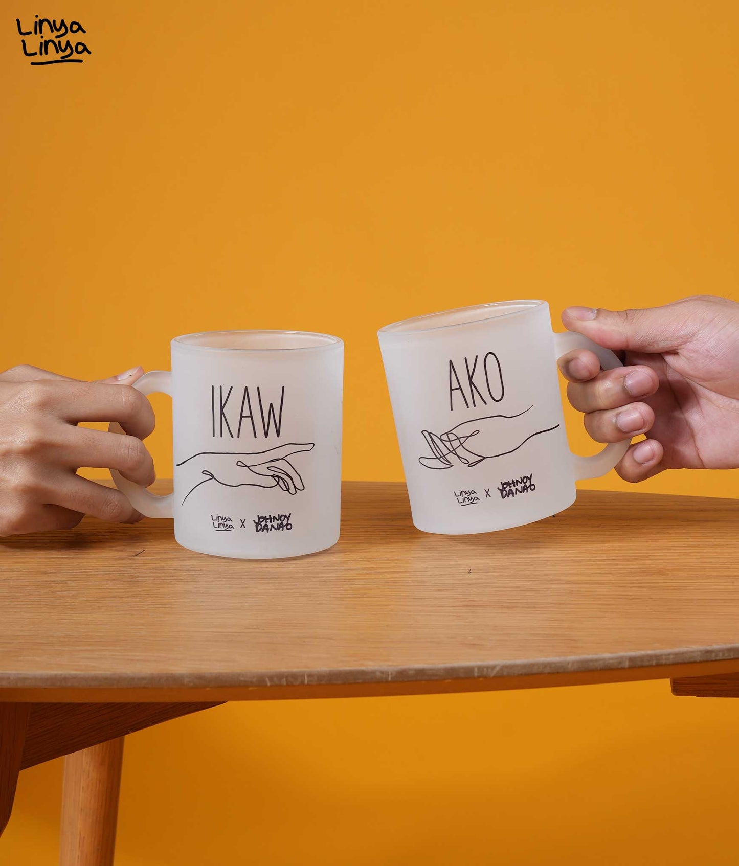 Frosted Mug: Linya-Linya x Johnoy Danao: Ikaw at Ako
