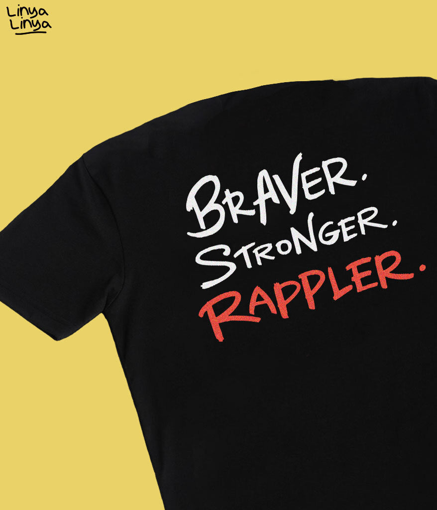 Linya-Linya x Rappler Stronger Braver Rappler Shirt