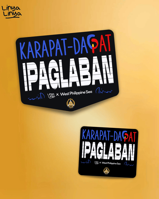 Decal Stickers: Linya-Linya X West Philippine Sea: Karapat-Dagat Ipaglaban